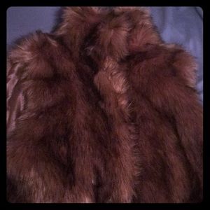 NWT Faux Fur Vest